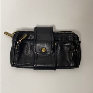 Kooba clutch in black leather